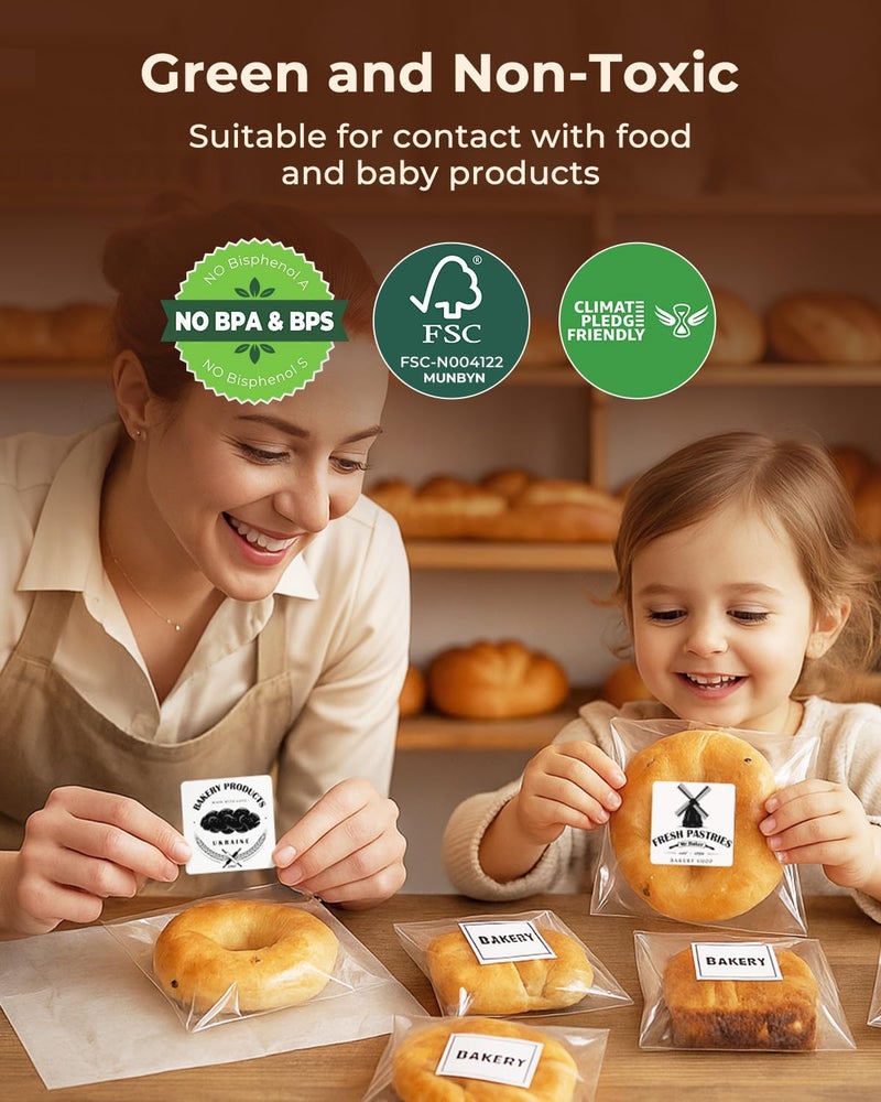 MUNBYN 2"x2" Square Thermal Labels, Compatible with Multiple Thermal Printers, Strong Adhesive, White Address Labels for Barcode, 750 Sheets/Roll - Image 4